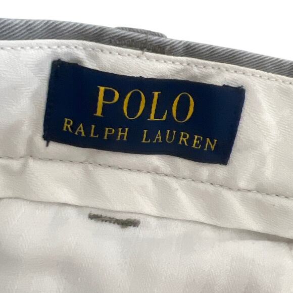 Polo Ralph Lauren 36T/L 100% Cotton Gray/Tan Cotton Prospect Shorts - Picture 3 of 8